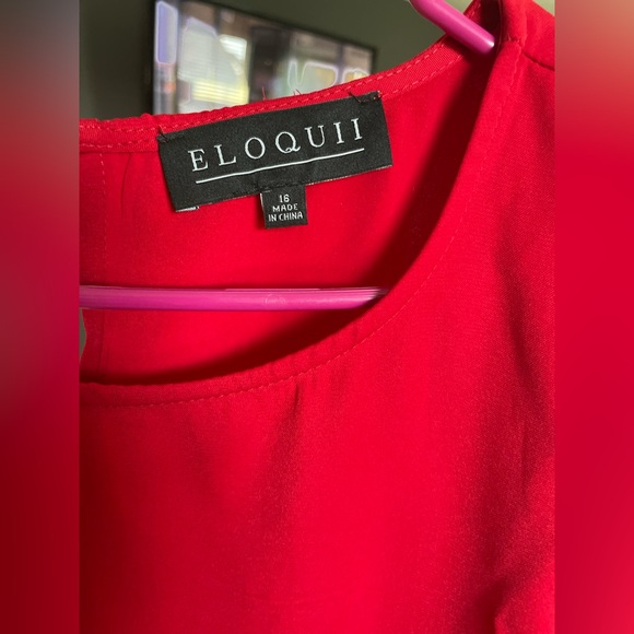 Red eloquii top - Picture 2 of 3